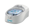 Benchmark Scientiifc MyFUGE mini centrifuge clear lid down. 