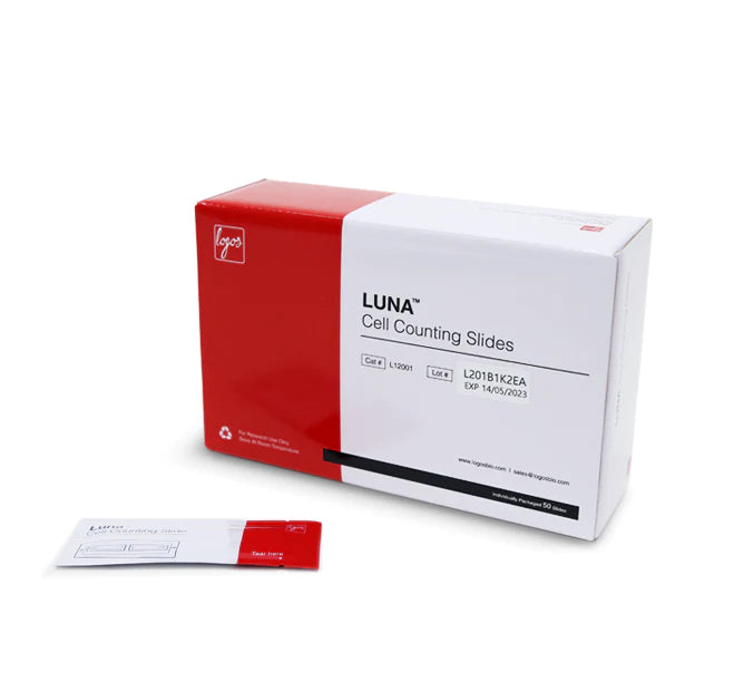 Luna and Luna-II counting chambers - 500 slides/1,000 counts