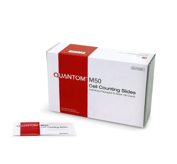 QUANTOM M50 Counting Slides, 500 slides\QUANTOM Microbial Counter Slides and Reagents